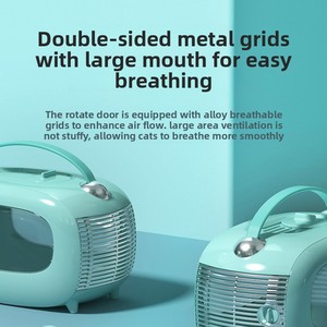 Zhongheng all'ingrosso Retro zaino del <span class=keywords><strong>gatto</strong></span> di grande capacità del trasportatore del panno per le gite per i viaggi aerei dell'automobile ed il trasporto di mano - Product Image 3