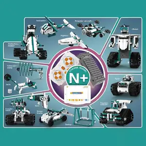 Flytec 5 in1 Building Block set RC Robot Toy <span class=keywords><strong>2</strong></span>.4G tecnologia di programmazione App telecomando - Product Image 5