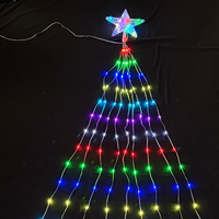 Guirlande lumineuse pour fenêtre, mariage, fête, maison, jardin, chambre, extérieur, intérieur, décorations murales, lumière de Noël