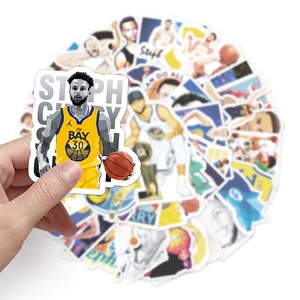 50 autocollants en PVC <span class=keywords><strong>de</strong></span> haute qualité, vente directe d'usine, populaires et inspirants, représentant la superstar du <span class=keywords><strong>basketball</strong></span> <span class=keywords><strong>NBA</strong></span>, le joueur Stephen Curry. - Product Image 6