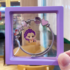 Braccialetti alla Moda con Charm di Personaggi Anime KPop Demon Hunters, Regali Promozionali per Ragazze e Studentesse - Product Image 6