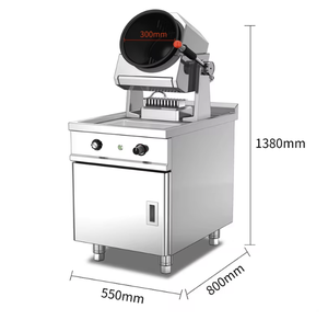 Máquina de cocción de alimentos Robot automático <span class=keywords><strong>Restaurante</strong></span> rápido Arroz frito Wok Salteado inteligente Salteado - Product Image 4