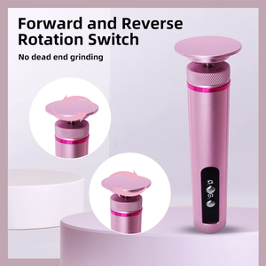 Removedor Elétrico de Calos para Pés 2 em 1, Lixador de Unhas com <span class=keywords><strong>7</strong></span> Velocidades Ajustáveis, Alimentado por Bateria USB, Liga de Alumínio Durável, Uso Doméstico e Viagem - Product Image 3