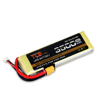 بطارية ليثيوم بوليمر 3500-6000 مللي أمبير في الساعة 35C 3S/4S/6S 22.2 فولت معتمدة من CE/RoHS للطائرات والسيارات التي يتم التحكم بها عن بعد وطائرات FPV بدون طيار