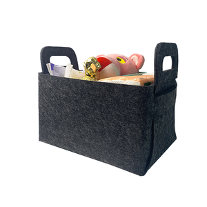 Có thể gập lại cảm thấy giỏ lưu trữ với thực hiện xử lý cho phòng ngủ/văn phòng/Vườn Ươm linh hoạt giặt và đồ chơi tổ chức - Product Image 6
