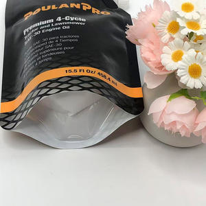 Bolsa de soporte brillante resistente a la corrosión de 15,5 oz, bolsa de sellado térmico para aceite de motor, líquido químico, Material de PE duradero - Product Image 3