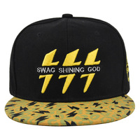 Gorra de Béisbol Hip-Hop con Bordado 3D Transfronterizo, 100% Algodón, 6 Paneles, Ajustable, Visera Plana, Estilo Trucker, para Jóvenes a la Moda