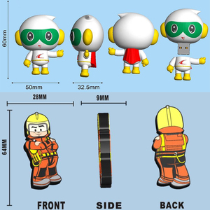 <strong>Supplier</strong> Design Printing 3D Cartoon <strong>Shape</strong> <strong>Usb</strong> Key Pen Drive Custom Memorias <strong>Usb</strong> Stick 64Gb 128Gb Pvc Silicone Flash <strong>Disk</strong> <strong>Memory</strong> - Product Image 2
