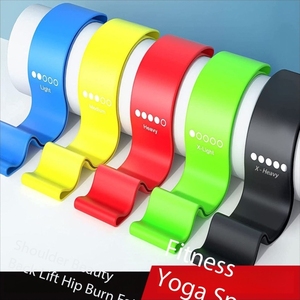 5 cấp Nhà Phòng tập thể dục Workout Resistance Bands Set đàn hồi vòng dài tập thể dục ban nhạc - Product Image 5