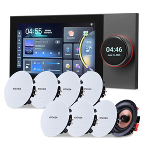 Sistema de música inteligente Home Background Duas zonas Reprodução Home Theater System Tuya zigbee Google Play alto-falantes de 8 canais - Product Image 1