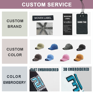 Gorras de Béisbol Personalizadas con Logotipo Bordado, de Alta Calidad, al por Mayor, Estilo Deportivo, Lavadas, de 6 Paneles, 100% Algodón, para Hombre - Product Image 2