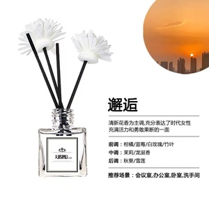 Jisimu Long-Lasting Flameless Essential Oil Aroma <strong>Diffuser</strong> Fresh Scent Indoor Car Home Aromatherapy Deodorizing Reed <strong>Diffuser</strong> - Product Image 6