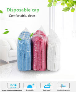 Copricapo chirurgico traspirante a prova di polvere all'ingrosso tappi per la pulizia monouso con Clip - Product Image 6