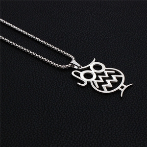 Collier Hip-Hop Street Basketball en Acier Inoxydable pour Homme par Star Chris <span class=keywords><strong>Paul</strong></span>, Style Géométrique Vintage Classique, Idéal pour un Cadeau - Product Image 3
