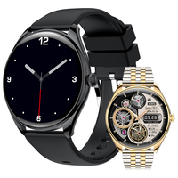 Nuevo reloj inteligente Amoled súper delgado de 1,43 pulgadas con pantalla HD de 6,8mm MT55 para hombres, mujeres, parejas, reloj inteligente 2024