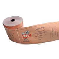 Bon de réduction personnalisé, coupon de réduction, billets d'entrée, billets d'entrée en papier thermique, rouleaux de billets