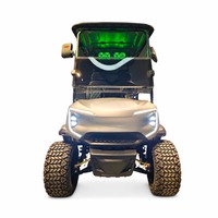 Voiturette de golf électrique Rugby Club 2, 4 ou 6 places, moteur AC 48V 5KW, batterie au lithium, pour le transport de l'équipage le jour du match et le chariot de sacs de scrum