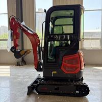 Mini-excavatrice sur chenilles 1 tonne avec moteur sur mesure, livraison directe usine, rotation latérale, anti-basculement, haute performance