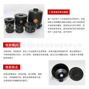 Ensemble de filtre à air en céramique de qualité moyenne, pompe à vide et filtre à poussière pour ventilateur, noyau en carbone, état neuf, comprend F002 F003 F004 F006 - Product Image 3