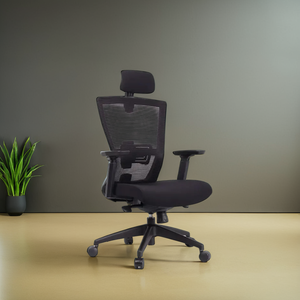 Chaise de jeu réglable avec dossier haut Support lombaire Chaise de bureau en maille pour configuration de bureau d'ordinateur - Product Image 1