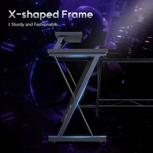 Escritorio para Juegos en Forma de L, <span class=keywords><strong>Escritorios</strong></span> para Computadora Económicos, Mesa de Juego para Computadora - Product Image 3