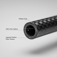JIZHAN Vente en gros Fléchettes TAC 100% carbone pur pour arbalète, rectitude +/- 0,006, diamètre intérieur 6,2 mm, pour tir à l'arc 3D et chasse, 31 pouces, personnalisables