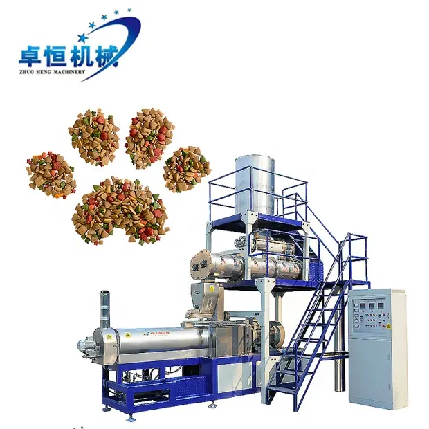 best selling stainless steel pet food fish feed making production line machine for food making factory