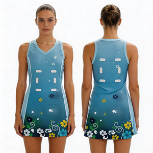 Uniformes de Netball Juveniles Sublimados con Diseño Innovador, Último Diseño de Vestido, Uniformes de Netball con Logotipo Personalizado - Product Image 1