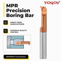 Barre d'alésage MPR pour acier, outils d'alésage de petits trous indexables à 60 degrés, usinage de précision, carbure cémenté, machine CNC réglable
