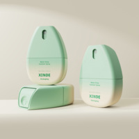 Flacon pulvérisateur vide rechargeable de 25 ml pour brume fine, idéal pour rafraîchir l'haleine, déodorant corporel, et emballage de soins de la peau en voyage (vente en gros)