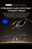Nouvelles Lunettes Intelligentes IA 2026 : Traduction en Temps Réel (163+ Langues), Transfert WiFi, Assistant Vocal IA à Activation Vocale, Étanche