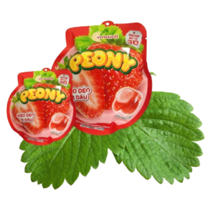 Peony Strawberry Soft <b>Gummies</b> <b>Candy</b> 150g Fruit Flavored Chewy <b>Candy</b> with Juicy Liquid Center Delicious Snack - Product Image 3
