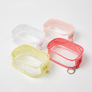 กระเป๋าใส่เครื่องสำอางพีวีซีใสแบบเรียบง่าย  รับสกรีนโลโก้  กระเป๋าจัดระเบียบอุปกรณ์อาบน้ำสำหรับผู้หญิง  กันน้ำ พกพาสะดวก - Product Image 5