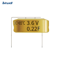 Korchip Hochwertige DCST3R6224 V/H/C-Typ 0,22F 3,6V Superkondensatoren Münzform-Farad-Kondensator für Geschlossene Fernsehkreisläufe