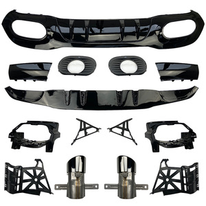 Alerón Trasero, Tubo de Escape, Conversión, Piezas de Carrocería Nuevas de ABS, Mejora para <span class=keywords><strong>Mercedes</strong></span> Benz Clase A W177 <span class=keywords><strong>2019</strong></span>+ <span class=keywords><strong>A180</strong></span> A200 A35 A45 - Product Image 3