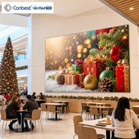 CANBEST DM COB Fine Pitch Indoor LED Video Wall untuk Studio Siaran Layar LED Promosi Natal Pengiriman Cepat 1 Minggu