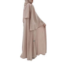 Abaya de style actuel avec hijab assorti, abaya de qualité supérieure, abaya de Dubaï, robe musulmane pour femmes