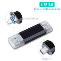 Clé USB Type C en métal 3-en-1 personnalisable avec logo, USB 3.0 32 Go 64 Go, USB 2.0 8 Go 16 Go 128 Go, Clé USB promotionnelle – Offre Spéciale