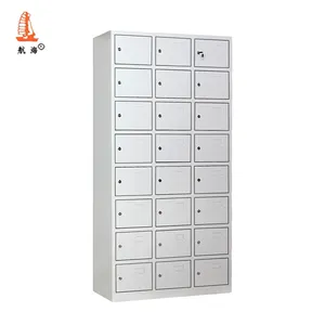 Modern Company Staff Member Key Lock Lockers Steel Metallic Staff Locker