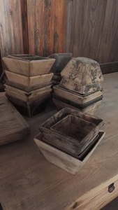 Caja antigua <span class=keywords><strong>de</strong></span> <span class=keywords><strong>madera</strong></span> para decoración del hogar, medida <span class=keywords><strong>de</strong></span> arroz, antigua, barata, China, venta al por mayor - Product Image 2