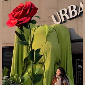 Trung tâm trang trí trang trí <span class=keywords><strong>EVA</strong></span> hoa hồng lớn trang trí ngoài trời đám cưới Hoa Nhân Tạo Lớn hoa nhân tạo lễ hội - Product Image 2