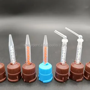 Pointes de mélange jetables dentaires pour le matériel d'impression Pointes de mélange dentaires en bref
