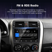 Autoradio Rhythm pour Toyota Corolla Android 11 Navigation GPS Carplay Android Auto Caméra de recul AHD DSP 32 EQ Écran partagé