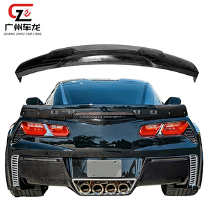 Vente d'usine de pièces automobiles : Aileron arrière SM Wickerbill pour Chevrolet <span class=keywords><strong>Corvette</strong></span> C7 Z06 <span class=keywords><strong>2014</strong></span>-2019, aileron arrière en fibre de carbone - Product Image 4