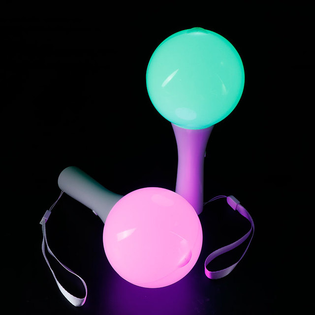 Round Ball Shape Plastic Light Stick Glow LED Ball Stick for Graduation Thanksgiving Valentine's Day for Japan and Korea