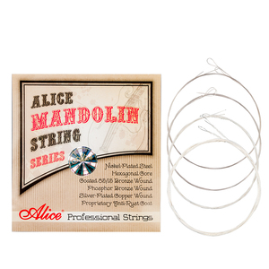 NAOMI Alice AM08 mandolina cuerdas de acero chapado <span class=keywords><strong>en</strong></span> cobre Chapado <span class=keywords><strong>en</strong></span> plata herida cuerdas 1st-4th 010-034 pulgadas - Product Image 1