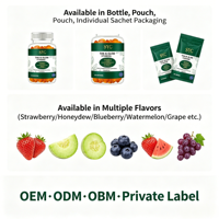 Gummies de carotène bêta OEM pour le bronzage – Produits de beauté certifiés HACCP favorisant l'éclat de la peau et la production naturelle de mélanine