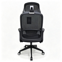 Chaise de bureau ergonomique confortable au design haut de gamme, réglable en hauteur, chaise de direction en maille pour ordinateur