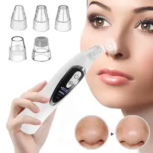 Facial Electric Ultraschall Tiefen staubsauger Poren reiniger Mitesser entferner Saug werkzeug Kit Akne entfernung Mitesser entferner Vakuum