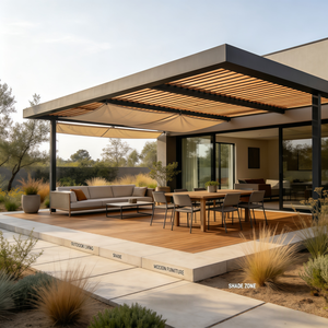 定制非洲风格两层楼房屋建筑设计现代风格三卧室平面图，带附建车库 - Product Image 2